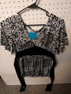 Suzi Chin For Maggy Boutique Brown White Floral Lace Sheath Dress Size 6
